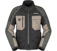 Spidi Crossmaster 2 H2Out impermeabile Giacca tessile moto, Verde scuro, Taglia 4XL