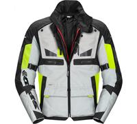 Spidi Crossmaster Giacca tessile moto, bianco-giallo, taglia 4XL per maschi
