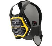 Spidi Defender Indietro e Chest Protector, nero-giallo, taglia L