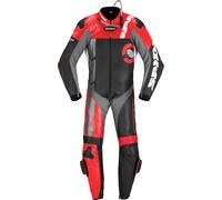 Spidi DP-Progressive Pro, tuta in pelle 1pz. perforata 54 male Nero/Rosso/Grigio