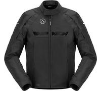 Spidi Dragon H2OUT Giacca tessile da motocicletta impermeabile, nero, Taglia XL