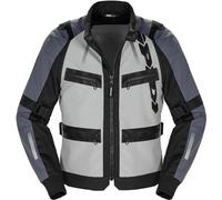 Spidi Enduro Pro Giacca tessile da motocicletta, Grigio scuro/grigio chiaro, Taglia L