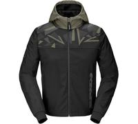 Spidi Fashion Felpa con cappuccio da moto Evo Sport nero-verde XL Uomo