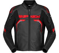 Spidi Fashion Giacca in pelle Evorider 3 Uomo Nero/Rosso Taglia 58