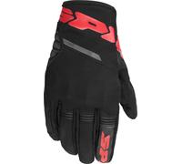 Guanti In Tessuto Spidi Flash H2out Nero Rosso