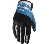 Guanti Donna In Tessuto Flash-Kp Spidi Lady Grigio Bianco Azzurro Provence XL