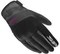 Spidi Fashion Guanti da moto Flash-KP Tex da donna Nero-Porpora Taglia M