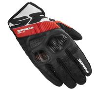 Spidi Flash-R Evo Guanti da moto, nero-rosso, taglia S per maschi