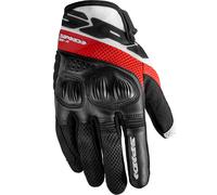 Spidi Flash-R Evo Tex Damen Motorrad Handschuhe, rosso, taglia XL per donne
