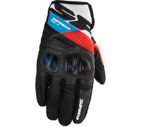 Spidi Flash-R Evo, guanti XXL male Nero/Bianco/Rosso/Azzurro