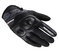 SPIDI, Flash-R Evo Lady, Guanti Moto per Donna, Protettivi e Resistenti, Guanti Moto Estivi Impermeabili e Antiscivolo, con Touchscreen Capacitivo, Peso Medio 0, 1 kg, Colore Nero, Taglia XS