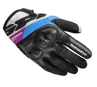 SPIDI, Flash-R Evo Lady, Guanti Moto per Donna, Protettivi e Resistenti, Guanti Moto Estivi Impermeabili e Antiscivolo, con Touchscreen Capacitivo, Peso Medio 0, 1 kg, Colore Nero e Fucsia, Taglia S