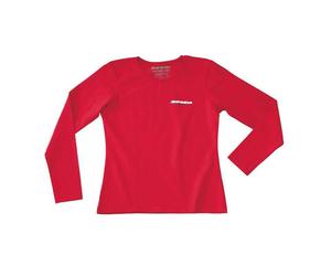 Spidi Font Long Lady T-shirt lunga da donna, rosso, taglia M