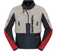 Spidi Frontier Giacca tessile moto, bianco-rosso-blu, taglia 2XL per maschi