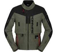 Spidi Frontier Giacca tessile moto, nero-verde, taglia 3XL