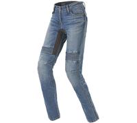 Spidi Furious Pro Jeans Moto Donna, Azzurro chiaro, Taglia 33