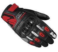 SPIDI, G-CARBON, Guanti da Moto con Touchscreen Capacitivo e Imbottiture Protettive, Guanti da Moto in Pelle Resistenti all'Abrasione e Traspiranti