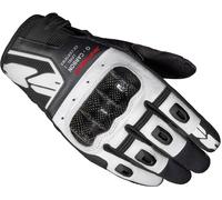 SPIDI, G-CARBON, Guanti da Moto con Touchscreen Capacitivo e Imbottiture Protettive, Guanti da Moto in Pelle Resistenti all'Abrasione e Traspiranti