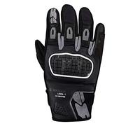 SPIDI, G-Warrior, Guanti da Moto Uomo, Colore Nero, Guanti Estivi in Pelle e Tessuto, Rete Traforata, Scudi Warrior Nocche, Compatibili con Schermi Touchscreen