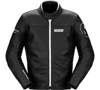 Spidi Genesis, giacca di pelle 58 male Nero/Bianco