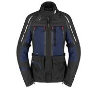 Spidi 4 Season V3 H2Out impermeabile Giacca tessile moto da donna, nero/blu, Taglia 3XL