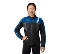 Spidi Corsa H2Out impermeabile Giacca tessile moto da donna, nero-blu, taglia L per donne