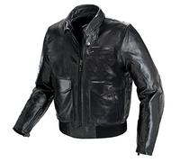 Spidi - Giacca da Uomo In Pelle Seven Dirty, Nero, 46