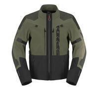 Spidi Frontier Pro H2OUT Giacca tessile da motocicletta impermeabile, Verde Militare, Taglia 2XL