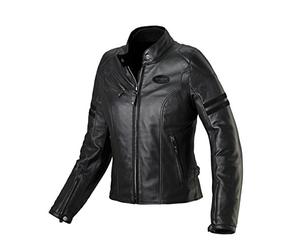 Spidi - Giacca in Pelle da Donna Ace, Nero, 48