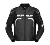 SPIDI GIACCA IN PELLE EVORIDER 3 BLACK/WHITE