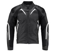 SPIDI GIACCA PELLE NKD-1 BLACK WHITE