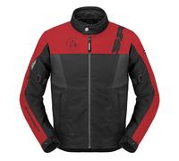 Spidi Corsa H2Out impermeabile Moto Tessile Giacca, nero-rosso, taglia L per maschi