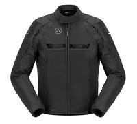 Spidi Dragon H2OUT Giacca tessile da motocicletta impermeabile, nero, Taglia L