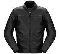 Spidi Genesis Giacca in pelle per moto, nero, taglia 50 per maschi
