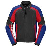 Spidi Tek Net Giacca Moto, nero-rosso-blu, taglia XL per maschi