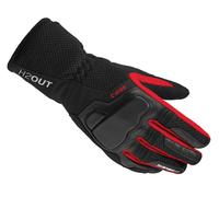 Spidi Grip 3 H2Out Guanti moto donna, nero-rosso, taglia M per donne