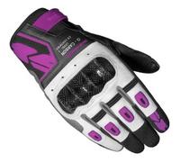 Spidi G-Carbon, guanti donne L female Nero/Fucsia