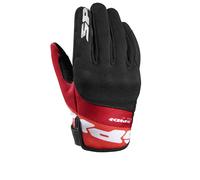 Spidi Flash-KP Guanti Moto Tex, nero/rosso, Taglia 2XL