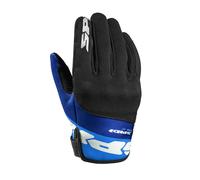 Spidi Flash-KP Guanti Moto Tex, nero-blu, taglia XL per maschi