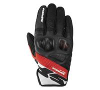 Spidi Flash-R Evo Guanti da moto, nero-rosso, taglia S per maschi