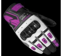 SPIDI - GUANTI MOTO IN PELLE DONNA G-CARBON NERO/ROSA