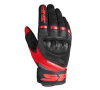 Spidi Power Carbon Guanti da moto, nero/rosso, Taglia M