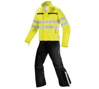 Spidi H2 Life Pioggia due pezzi costume, nero/giallo, Taglia S