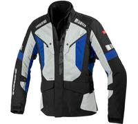 Spidi H2Out Outlander Giacca tessile motociclistica, nero/grigio/blu, Taglia M