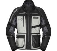 Spidi Hard Track 3, giacca in tessuto H2Out 3XL male Grigio Chiaro/Nero/Grigio