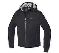 Spidi Armor H2Out Felpa con cappuccio moto, nero, taglia M per maschi