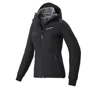 SPIDI, Hoodie Armor Lady, Giacca Moto da Donna con Zone in Reflex per Sicurezza Notturna, Protegge dal Vento, con Protezioni Rimovibili