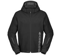 Spidi H2Out II felpa con cappuccio da moto impermeabile, nero, taglia 2XL