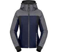 Spidi Hoodie II, giacca tessile H2Out donna L female Blu Scuro/Argento/Nero