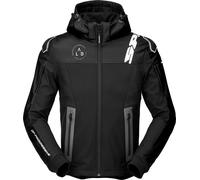 Spidi Hoodie Warrior, giacca in tessuto XL male Nero/Bianco